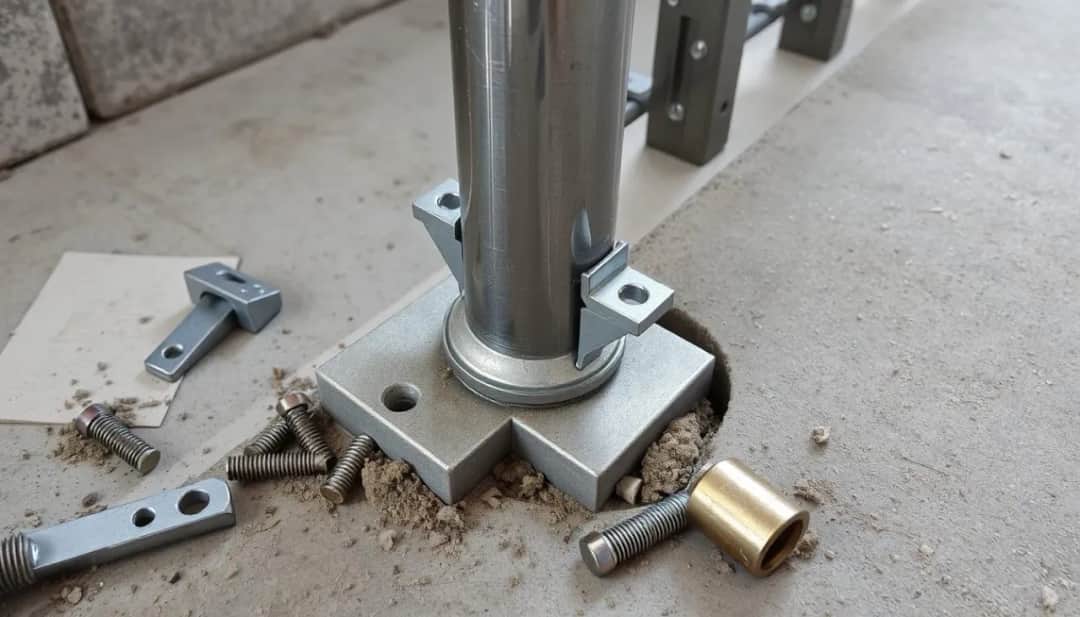 Mocowanie słupka balustrady do betonu: 5 skutecznych metod