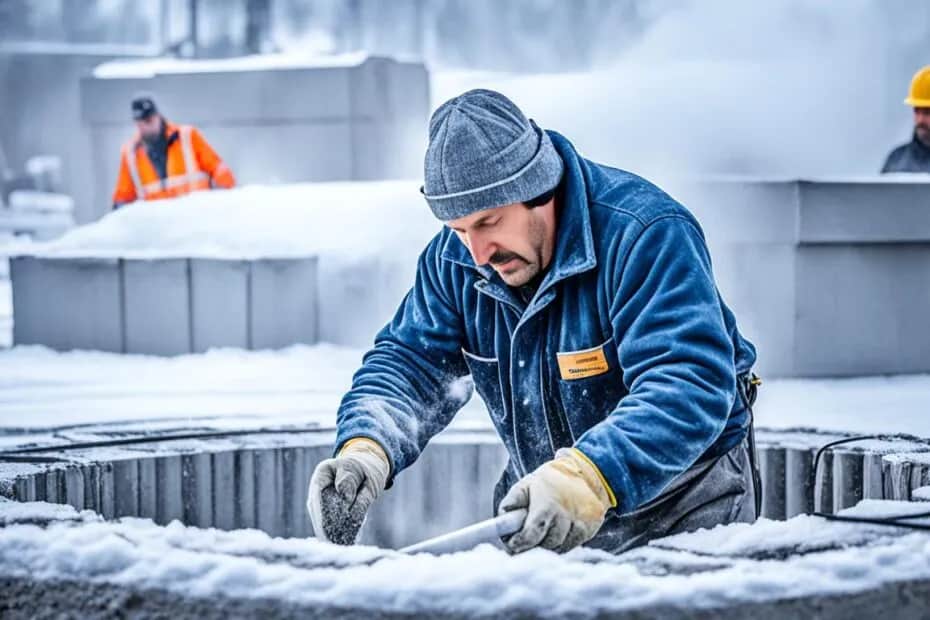 Do jakiej temperatury można wylewać beton, aby uniknąć zniszczeń?